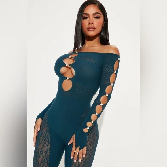 Fashion Nova Seamless Jumpsuit - Picture 2 of 10